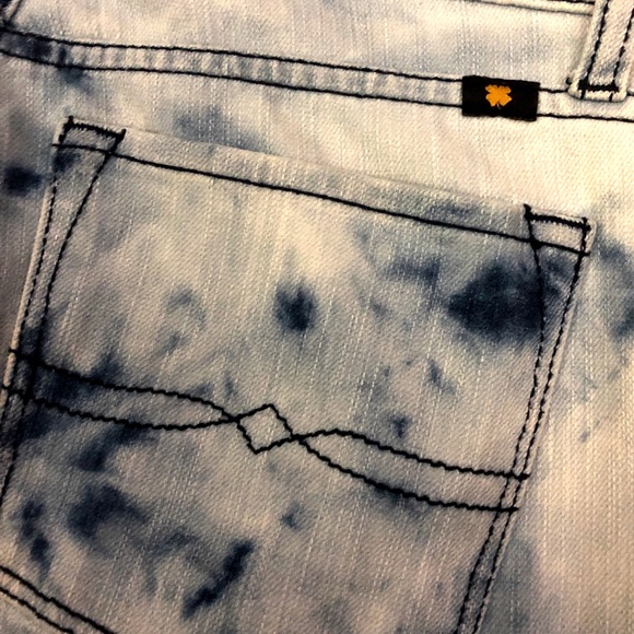 - Lucky Brand Tie Dye Denim Legging Jeans 4/27 - Picture 3 of 7